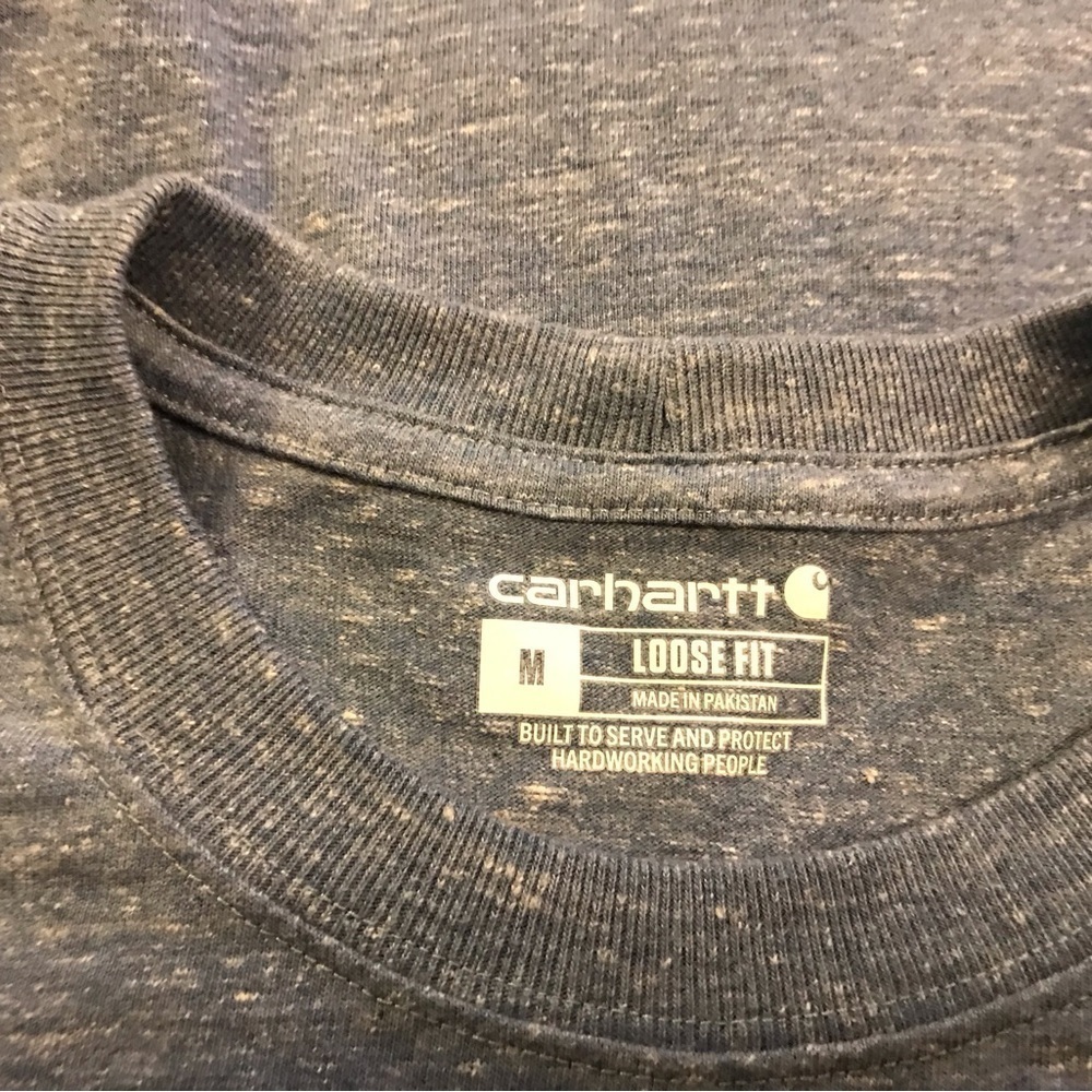 Carhartt Men's Loose Fit Heavyweight Short-Sleeve Pocket T-Shirt - Picture 2 of 5